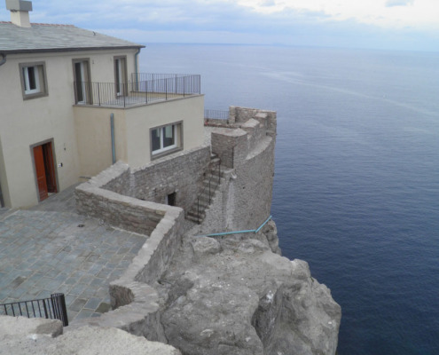 Falegnameria Ratoci - Restauro Forte San Giorgio Isola di Capraia